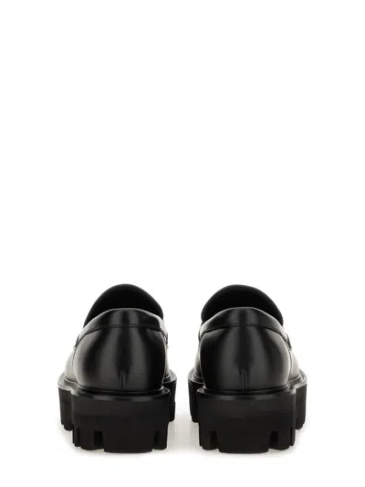 Alexander Mcqueen "parachute" Loafer With Buckle T In Black