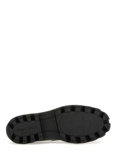 Alexander Mcqueen "parachute" Loafer With Buckle T In Black