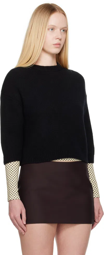 Khaite Black The Sierra Cashmere Sweater