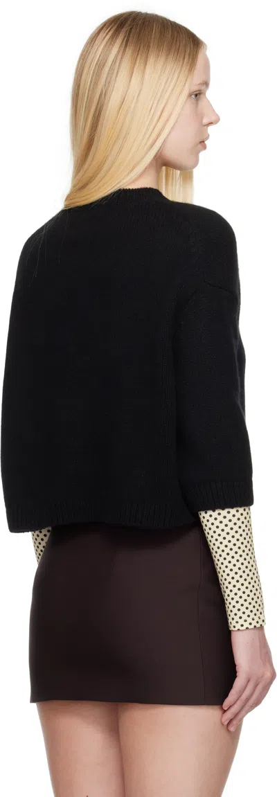 Khaite Black The Sierra Cashmere Sweater