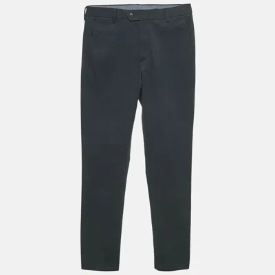 Pre-owned Charles Tyrwhitt Navy Blue Gabardine Formals Trousers S