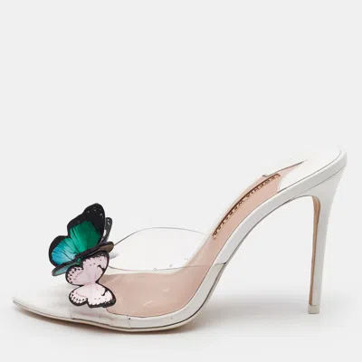 Pre-owned Sophia Webster Multicolor Leather And Pvc Vanessa Slide Sandals Size 42