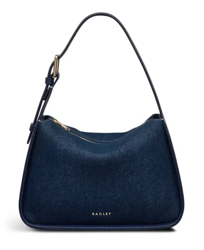 Radley London Denim Westwell Lane Indigo Small Zip-top Grab Bag
