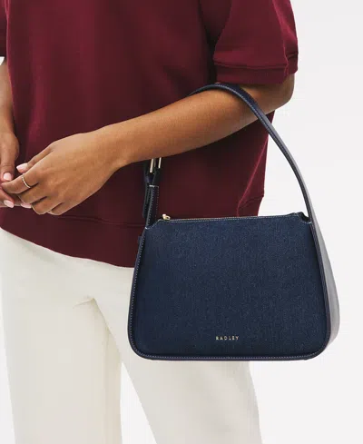 Radley London Denim Westwell Lane Indigo Small Zip-top Grab Bag