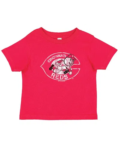 Soft As A Grape Toddler Red/heather Gray Cincinnati Reds Cooperstown Collection T-shirt, Set Of 2 In Red