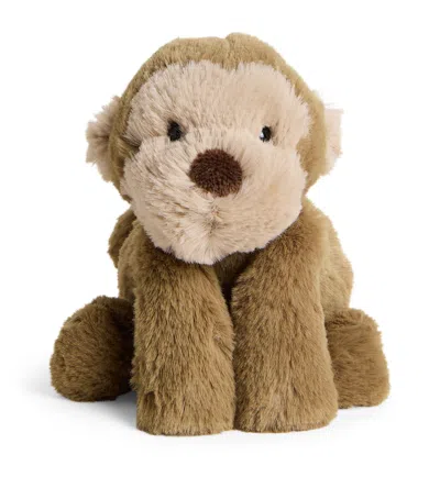 Jellycat Tiny Smudge Monkey In Brown
