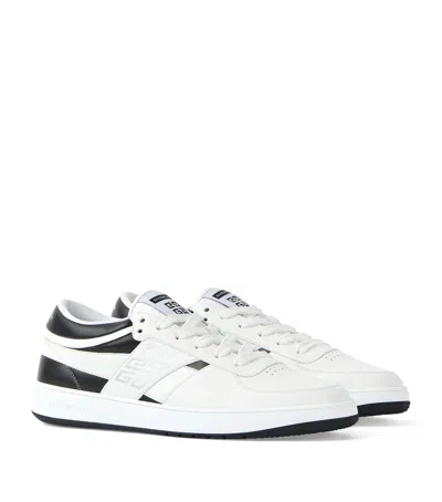 Givenchy G Move Low-top Sneakers In Calf Leather In White