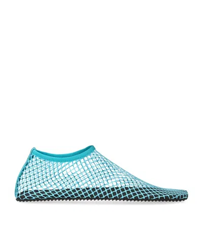 Christopher Esber Mesh Water Ballet Flats In Blue