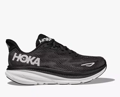 Hoka Clifton 9 Running Shoe In Black