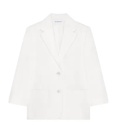 Givenchy Wool Double-buttoned Jacket In White