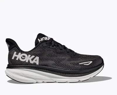 Hoka Clifton 9 Mesh Sneakers In Black