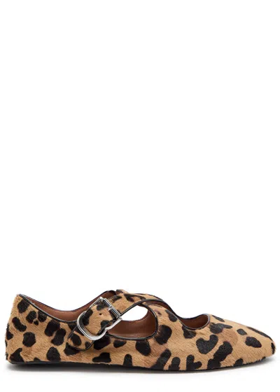 Alaïa Alaia Women Ballet Flats In Animal Print