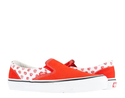 Vans X Bodega Classic Slip-on Og Dice High Stakes Low Top Sneakers Vn0a45jkth7 In Red