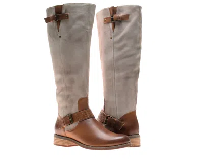 Chocolat Blu Louisa Camel/off White Women's Knee Hi Boot