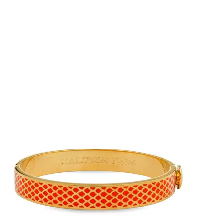 Halcyon Days Gold-plated Salamander Bangle In Gold