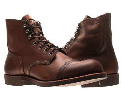 Red Wing Heritage 8111 Iron Ranger 6-inch Cap Toe Amber Men's Boots 08111