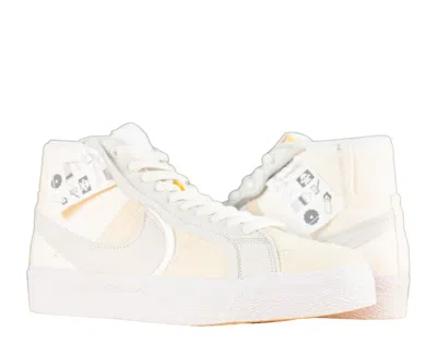 Nike Sb Blazer Mid "white" Sneakers In White
