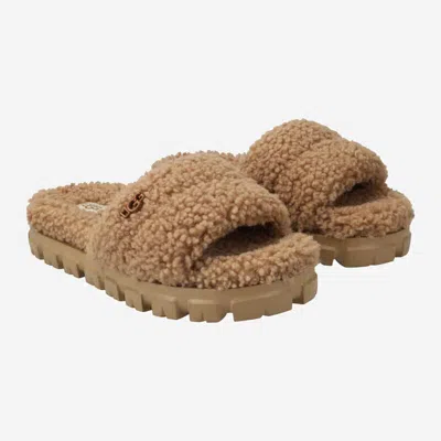 Ugg Cozetta Curly 1130838-che Slide Slippers Women's Chestnut Sheepskin Open Toe