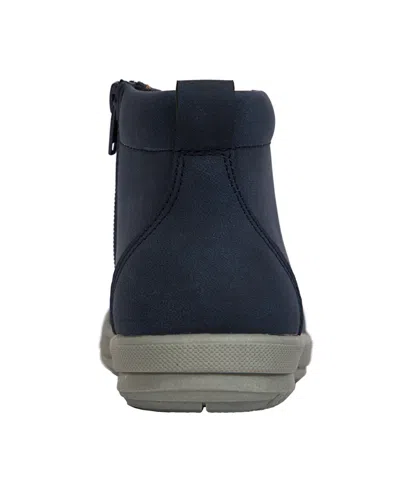 Deer Stags Little Boys Nolan Jr. Bungee Lace Dress Casual Boots In Blue