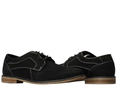 Howling Wolf Carma Plain Toe Oxford Black Men's Shoes Carma-001