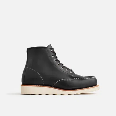 Red Wing Shoes Red Wing Classic 3373 6" Boots Women's Black Boundary Leather Moc Toe Lace-up