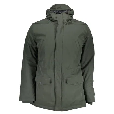 U.s. Polo Assn Green Polyester Men Jacket In Green