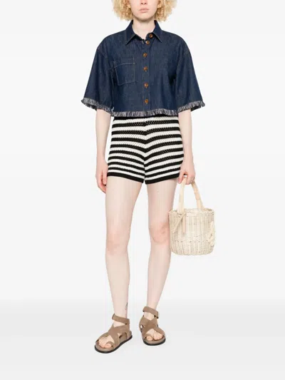 Mc2 Saint Barth Yvette Shorts In Black