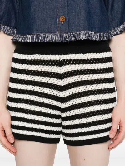 Mc2 Saint Barth Yvette Shorts In Black