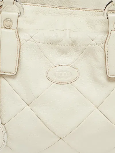 Pre-owned Tod's Vintage Quilted Leather Tote Bag
