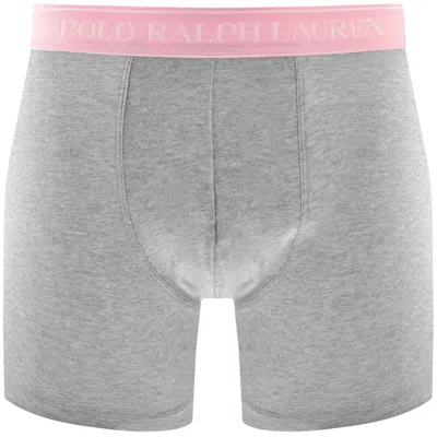 Ralph Lauren Underwear 3 Pack Boxer Briefs In Red
