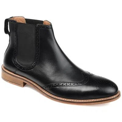 Thomas & Vine Medium And Wide Width Mens Watson Pull-on Wingtip Chelsea Boot
