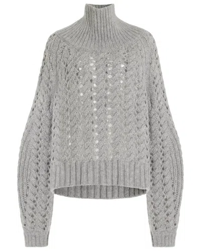 Adam Lippes Turtleneck Cashmere & Silk-blend Top