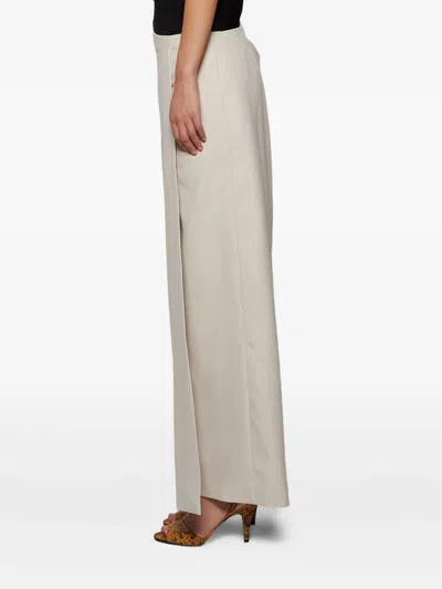 Entire Studios Wool Asymmetric Skirt In Orange