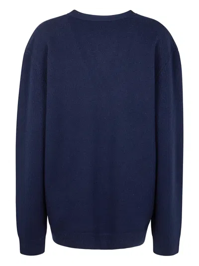 Apc Wool Cardigan In Blue