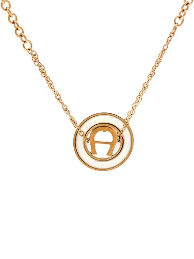 Pre-owned Aigner Vintage  Circular Logo Bracelet