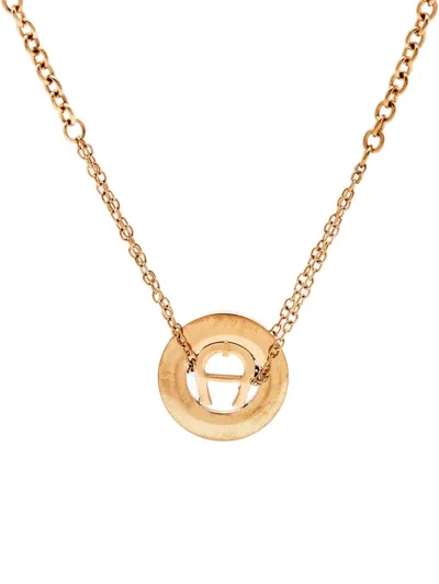 Pre-owned Aigner Vintage  Circular Logo Bracelet