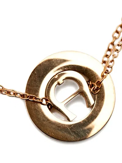 Pre-owned Aigner Vintage  Circular Logo Bracelet