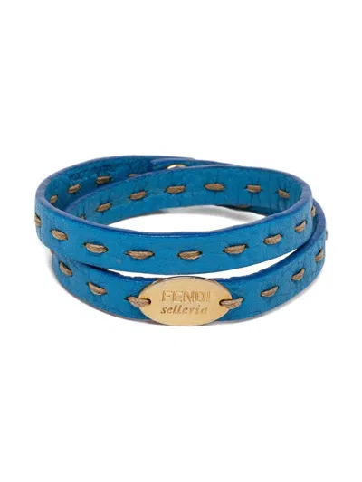 Pre-owned Fendi Leather Bracelet