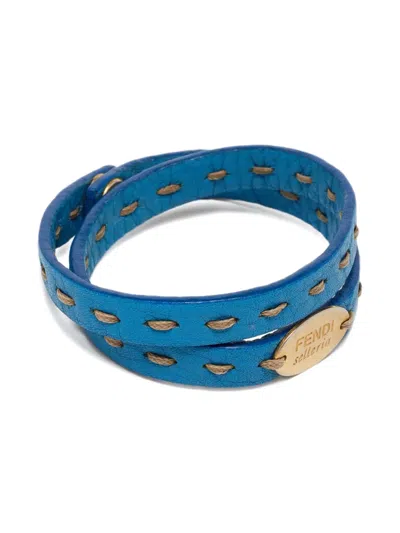 Pre-owned Fendi Leather Bracelet