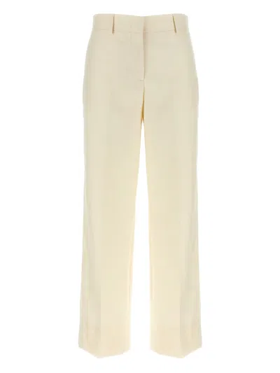 Brioni Wool-blend Trousers In Neutral