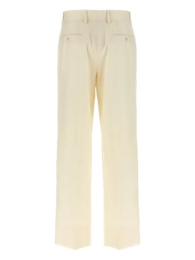 Brioni Wool-blend Trousers In Neutral