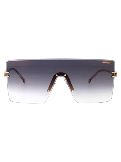 Carrera Gold Grey Metal Sunglasses In Gray