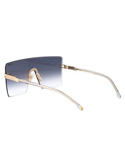 Carrera Gold Grey Metal Sunglasses In Gray