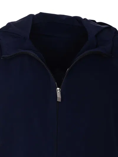 Moncler Zip-up Bomber Jacket In Black