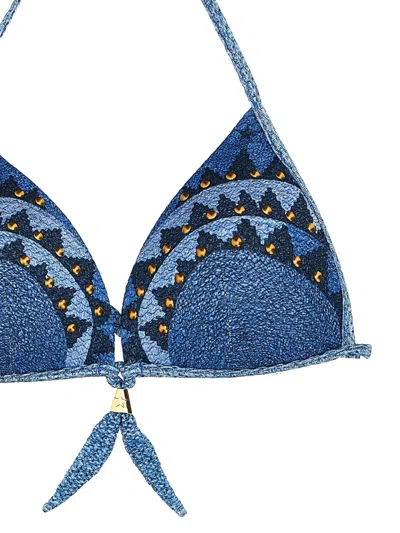 Pin Up Stars Intreccio Africano Bikini In Blue