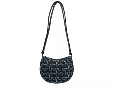 Burberry Mini Rocking Horse Crossbody Bag Purse Women's Black