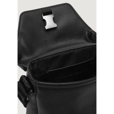 Calvin Klein Black Polyethylene Messenger Men's Bag