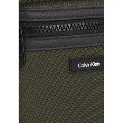Calvin Klein Green Recycled Polyester Messenger Men's Bag