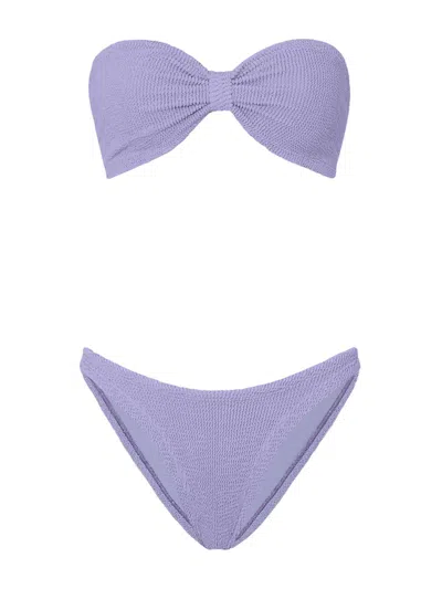 Hunza G Jean Strapless Bikini Set