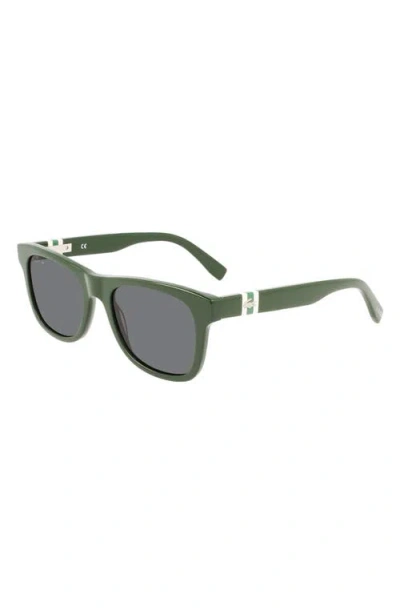 Lacoste 52mm Modified Rectangular Sunglasses
